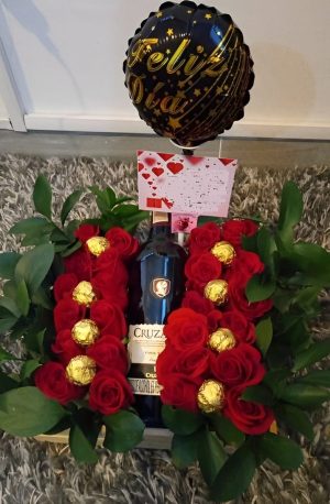 Caja achocolatada con vino R74